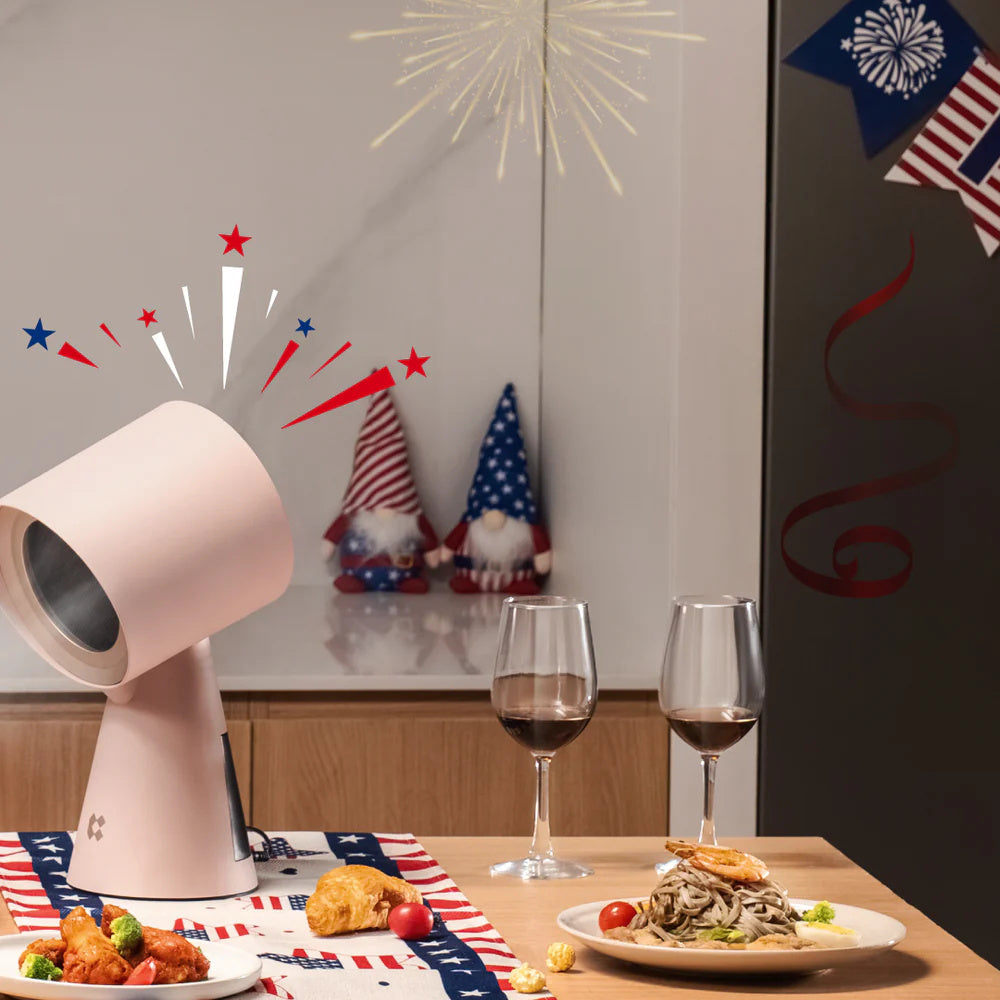 Gadgets เครื่องดูดควันแบบพกพาสำหรับห้องครัว พร้อมระบบกรองอากาศ 3 ชั้น และพัดลมดูดอากาศ 2 ระดับ