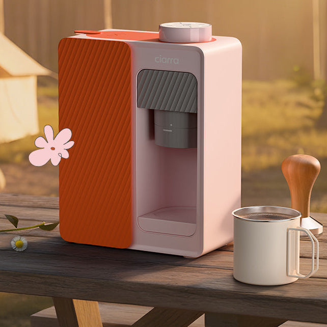 Gadgets เครื่องชงกาแฟเอสเพรสโซแบบพกพา แรงดัน 15 บาร์ มาพร้อมระบบควบคุมอุณหภูมิอัจฉริยะ (85°C / 92°C / 95°C) รองรับพลังงานได้ 2 รูปแบบ ทำความสะอาดง่าย เหมาะสำหรับใช้ที่บ้าน สำนักงาน เดินทาง หรือแคมป์ปิ้ง