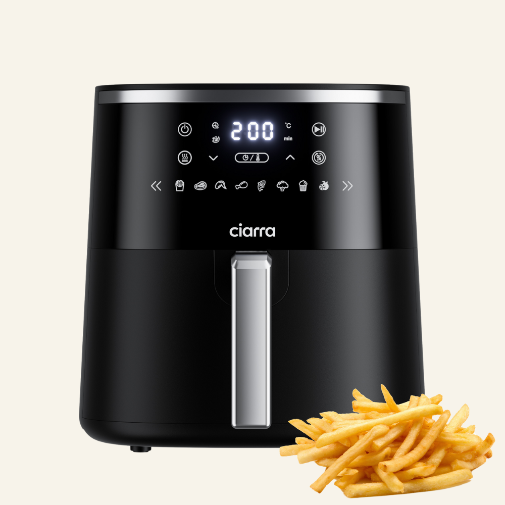 Gadgets 8-in-1 Air Fryer, 5.3 Qt Air Fryer with Nonstick and Dishwasher Safe Basket Low Fat Cooking, for Healthy & Crispy Fried Food