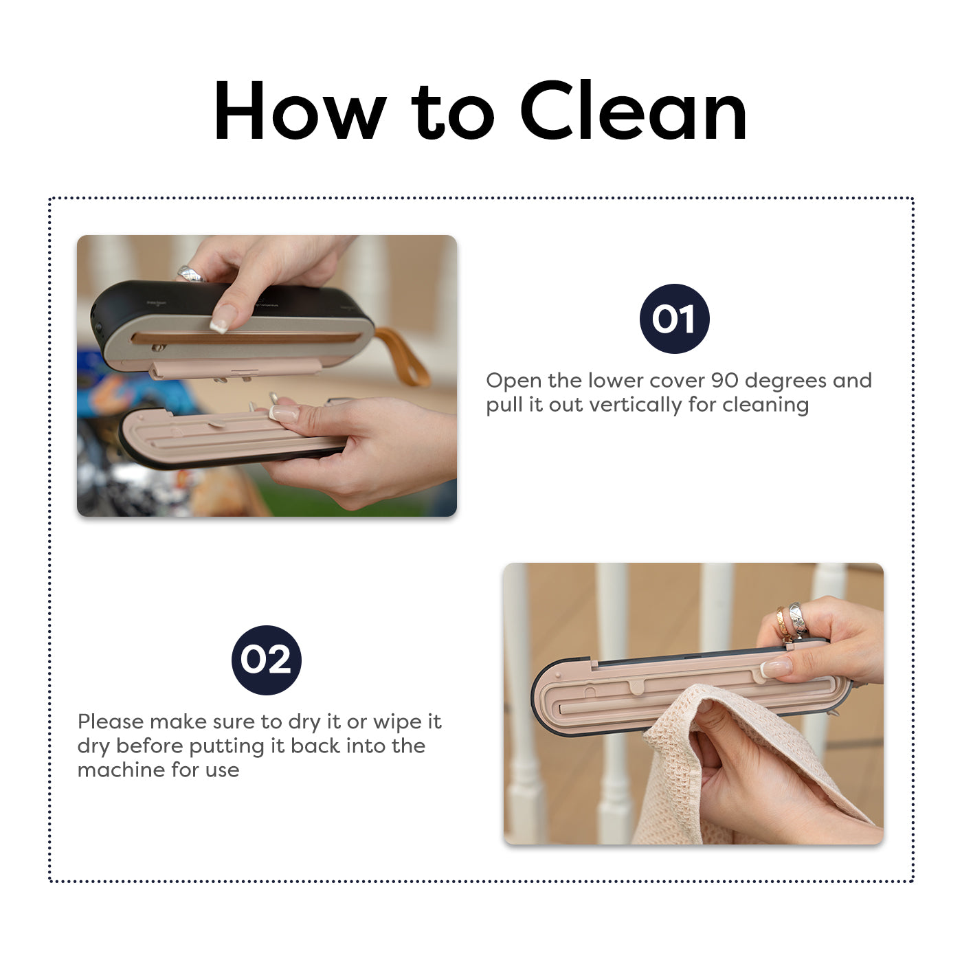Gadgets Portable Wireless Vacuum Sealer Machine, Compact & Powerful Food Sealer with Vacuum & Seal mode, Sealing mode, External Vacuum Mode, Includes 5 Pcs of Vacuum Sealer Bags