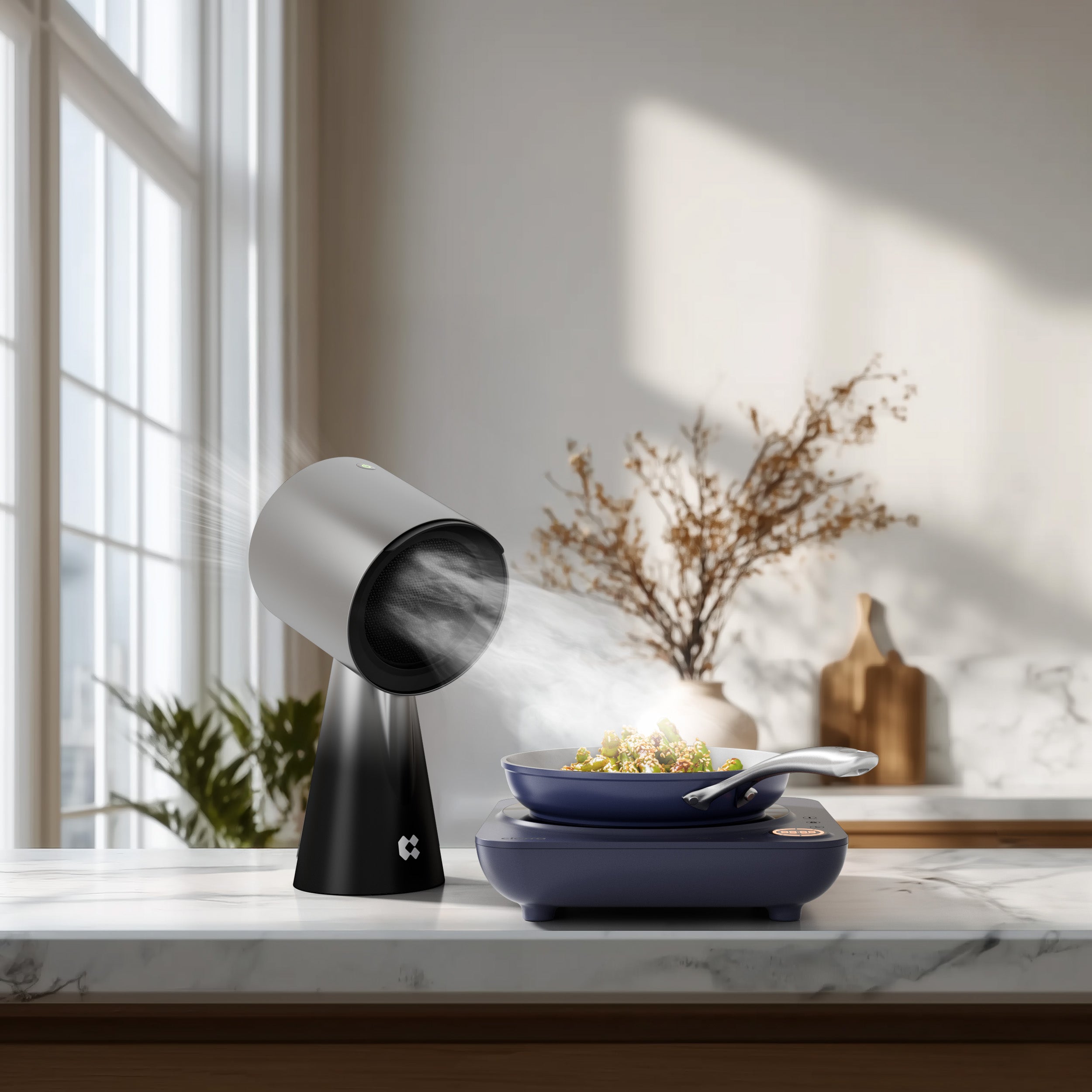 Gadgets Pro Portable Kitchen Range Hood – 3-Speed Countertop Vent with Advanced Triple Filtration for RV & Small Spaces