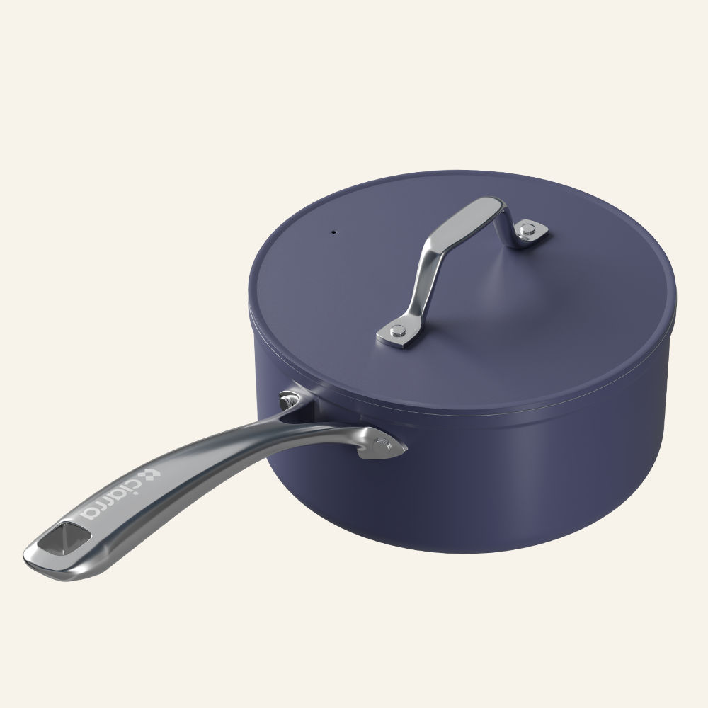 Gadgets Ceramic Nonstick Non-Toxic Sauce Pan, PTFE & PFOA Free Cookware - Midnight Dream