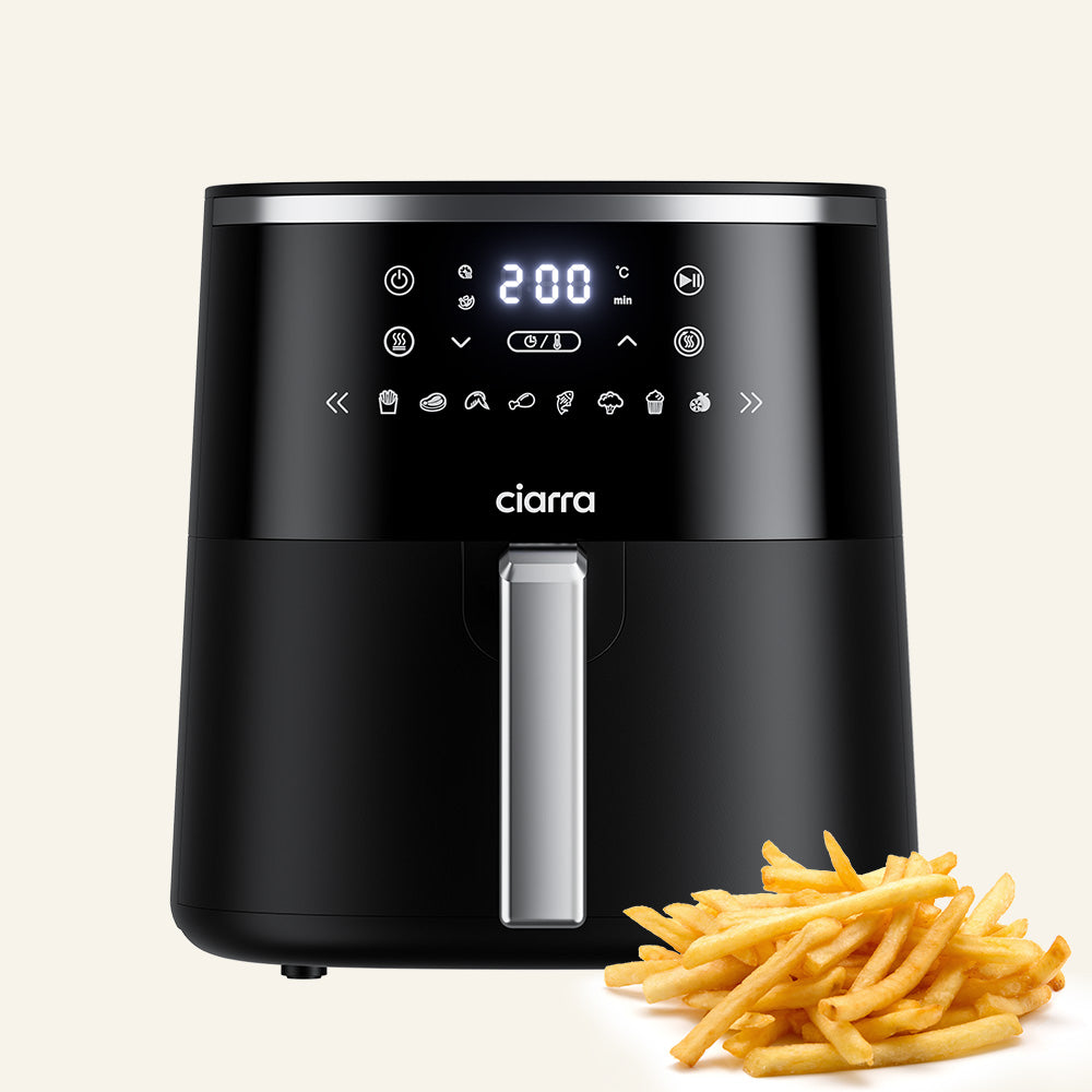 Gadgets 8-in-1 Air Fryer, 5.3 Qt Air Fryer with Nonstick and Dishwasher Safe Basket Low Fat Cooking, for Healthy & Crispy Fried Food