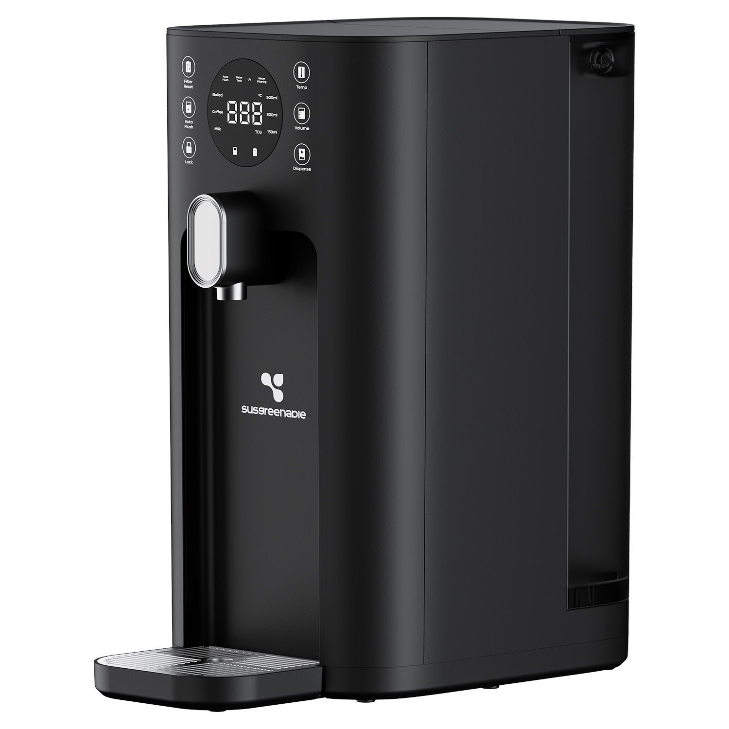 Ciarra x Susgreenable 5-in-1 RO Hot Water Dispenser with Smart LCD Display – Countertop Osmosis System, 3s Instant Heating, 4 Temperature Settings, 4.2L Tank & Eco-Friendly 2:1 Pure-to-Drain Efficiency