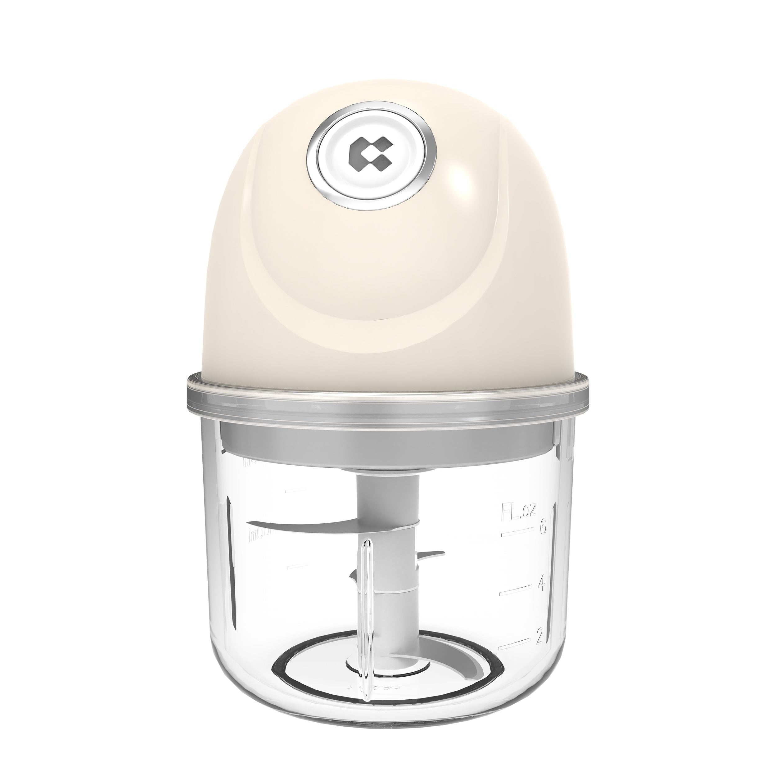 Gadgets Portable Versatile Wireless Electric Mini Food Chopper - Cream