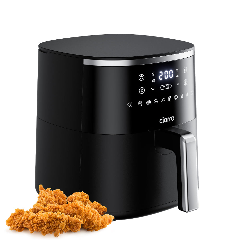 Gadgets 8-in-1 Air Fryer, 5.3 Qt Air Fryer with Nonstick and Dishwasher Safe Basket Low Fat Cooking, for Healthy & Crispy Fried Food