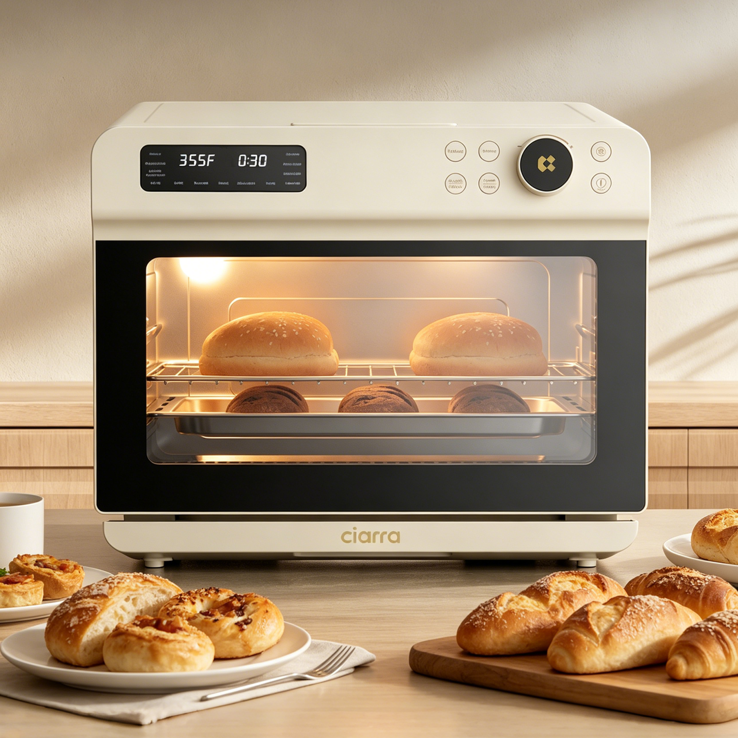 Gadgets 12-in-1 Air Fryer Oven – Large 25.4QT, Steam, Bake, Fry
