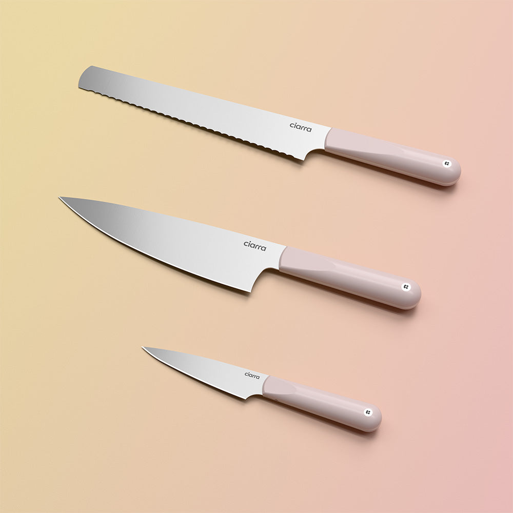 Kitchen Cook Set: Donut Portable Induction Cooktop & 3-Piece Beyond Trio Knife Set & Frying Pan