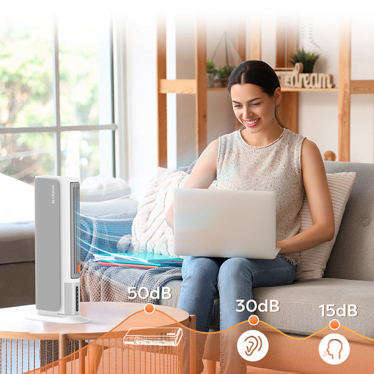 Gadgets Heater Fan Combo, Small Heater Ceramic Heater 3-Speed Fan Heater Combo with 4 Installation Modes: Desktop/Under-Desk/Wall/Standing, Portable Heater Fan Energy-Efficient & Space-Saving for Home & Office