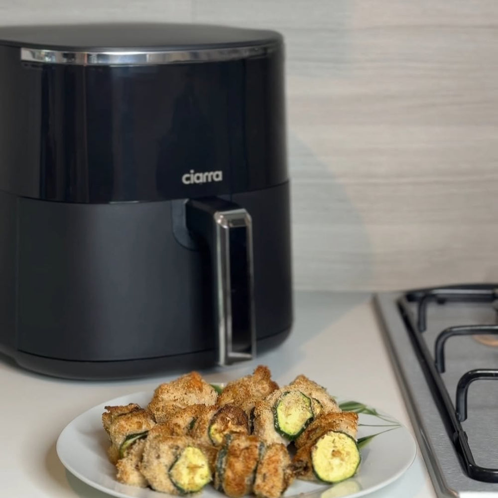 Gadgets 8-in-1 Air Fryer, 5.3 Qt Air Fryer with Nonstick and Dishwasher Safe Basket Low Fat Cooking, for Healthy & Crispy Fried Food