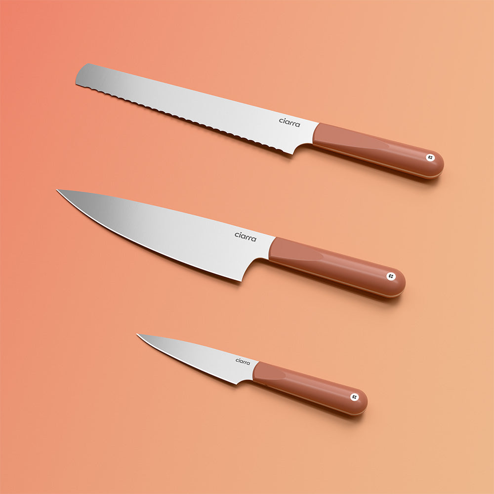 Kitchen Cook Set: Donut Portable Induction Cooktop & 3-Piece Beyond Trio Knife Set & Frying Pan