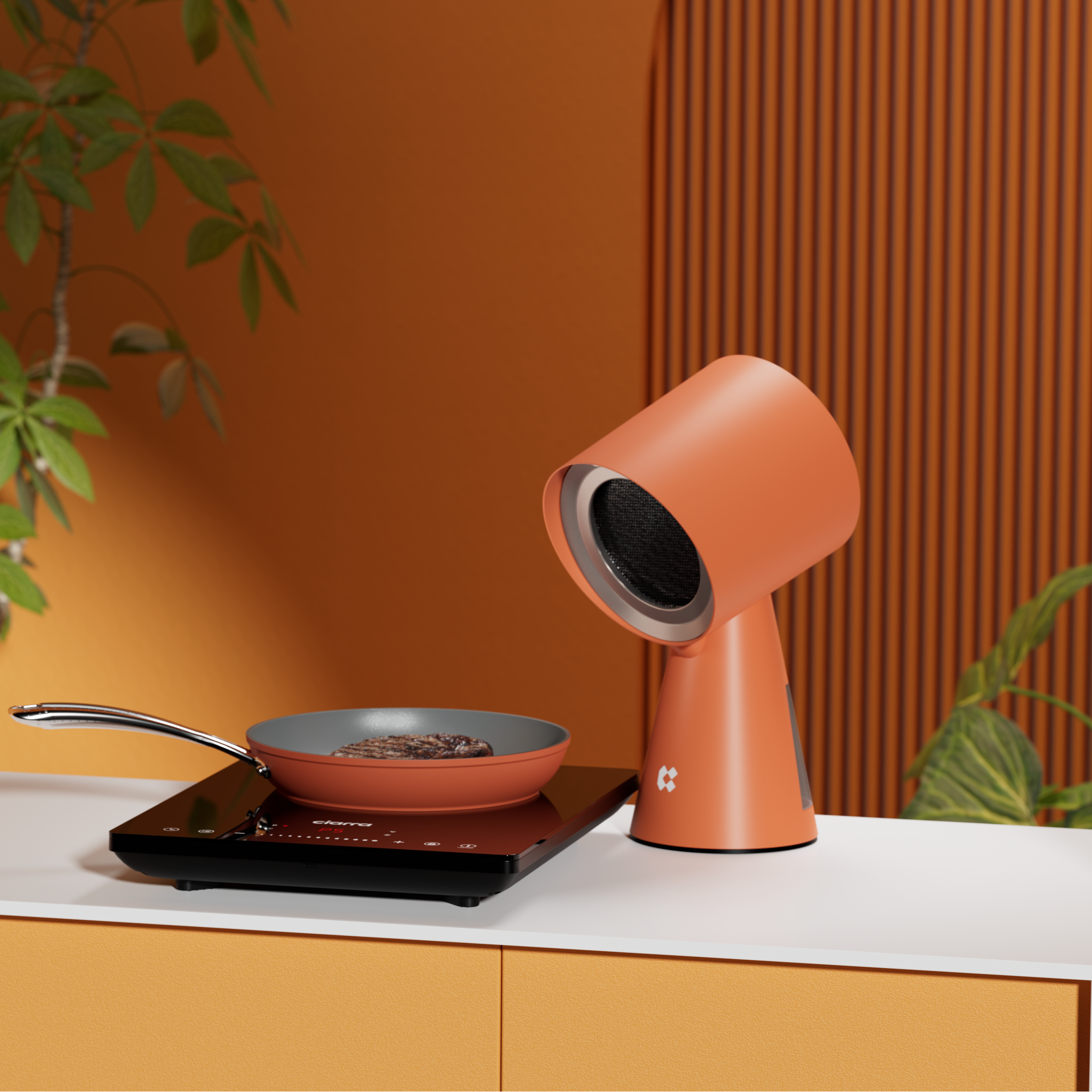 Gadgets เครื่องดูดควันแบบพกพาสำหรับห้องครัว พร้อมระบบกรองอากาศ 3 ชั้น และพัดลมดูดอากาศ 2 ระดับ