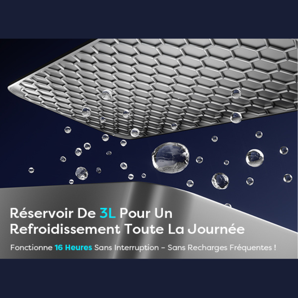 Gadgets Climatiseur portable mini 3-en-1 sans conduit pour voiture et camping avec fonctions de refroidissement, déshumidification, ventilateur, télécommande, sans installation, écologique et à faible consommation d’énergie