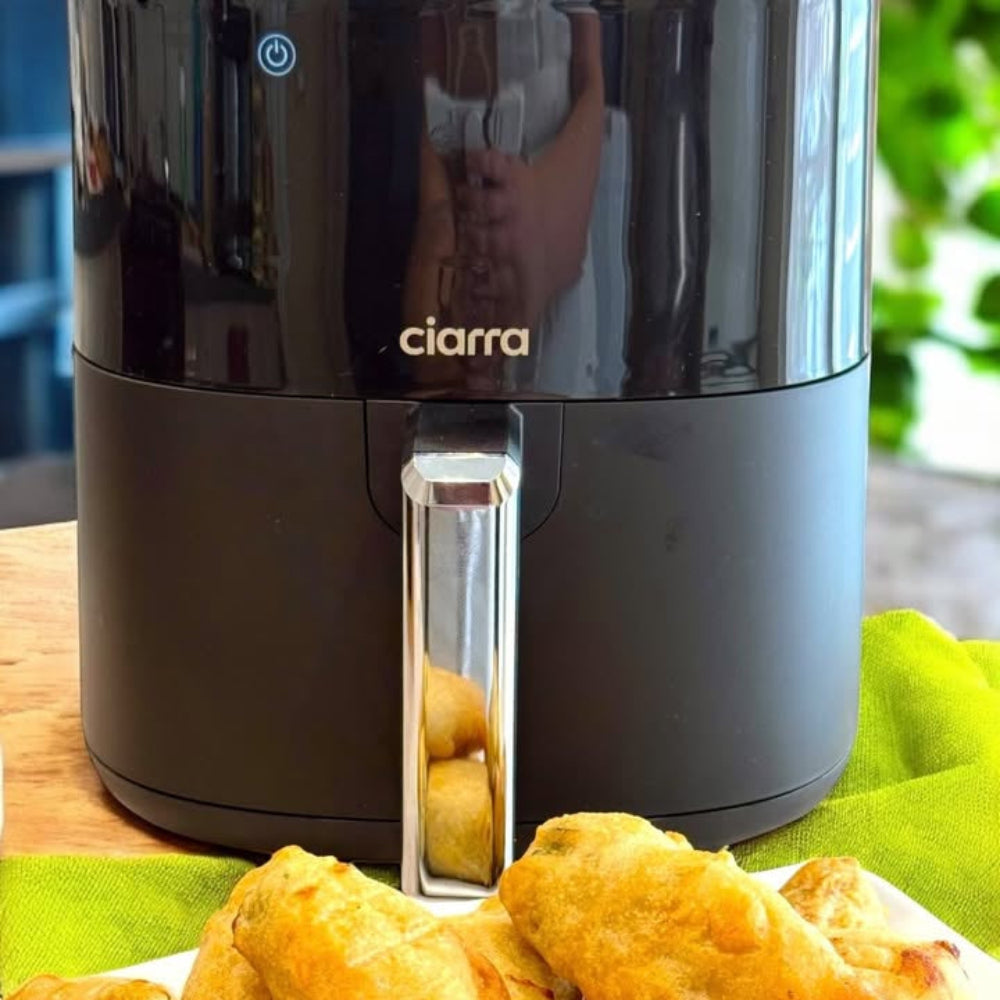 Gadgets 8-in-1 Air Fryer, 5.3 Qt Air Fryer with Nonstick and Dishwasher Safe Basket Low Fat Cooking, for Healthy & Crispy Fried Food