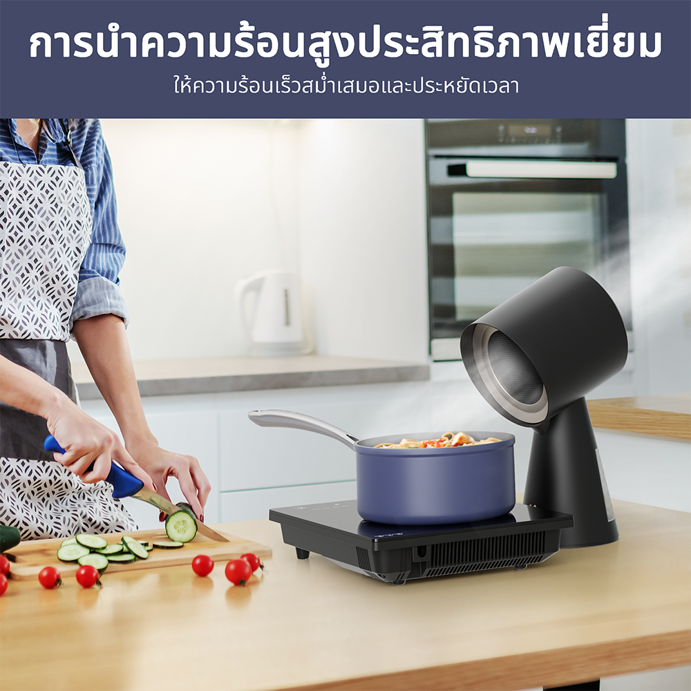 Gadgets ชุดเครื่องครัวขนาดเล็กเคลือบเซรามิก ไม่ติดกระทะ ปลอดสารพิษ ประกอบด้วยกระทะทอดและหม้อซอส เพื่อการทำอาหารที่ดีต่อสุขภาพ