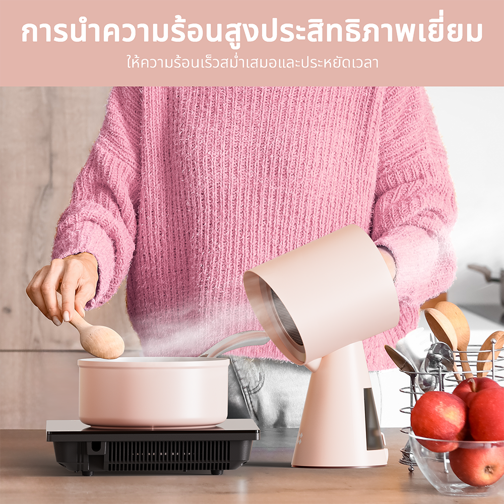 Gadgets ชุดเครื่องครัวขนาดเล็กเคลือบเซรามิก ไม่ติดกระทะ ปลอดสารพิษ ประกอบด้วยกระทะทอดและหม้อซอส เพื่อการทำอาหารที่ดีต่อสุขภาพ
