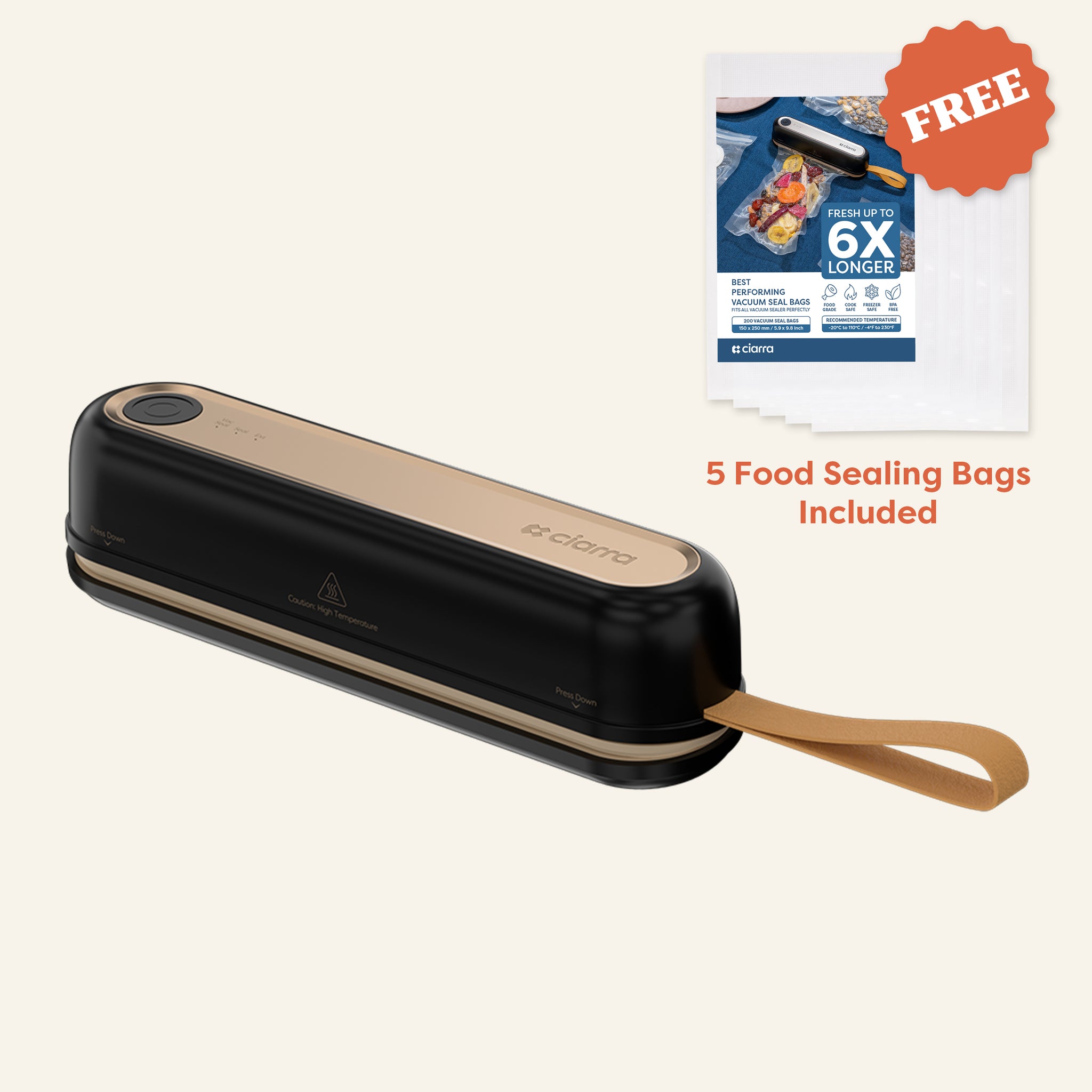 Gadgets Portable Wireless Vacuum Sealer Machine, Compact Powerful Fo