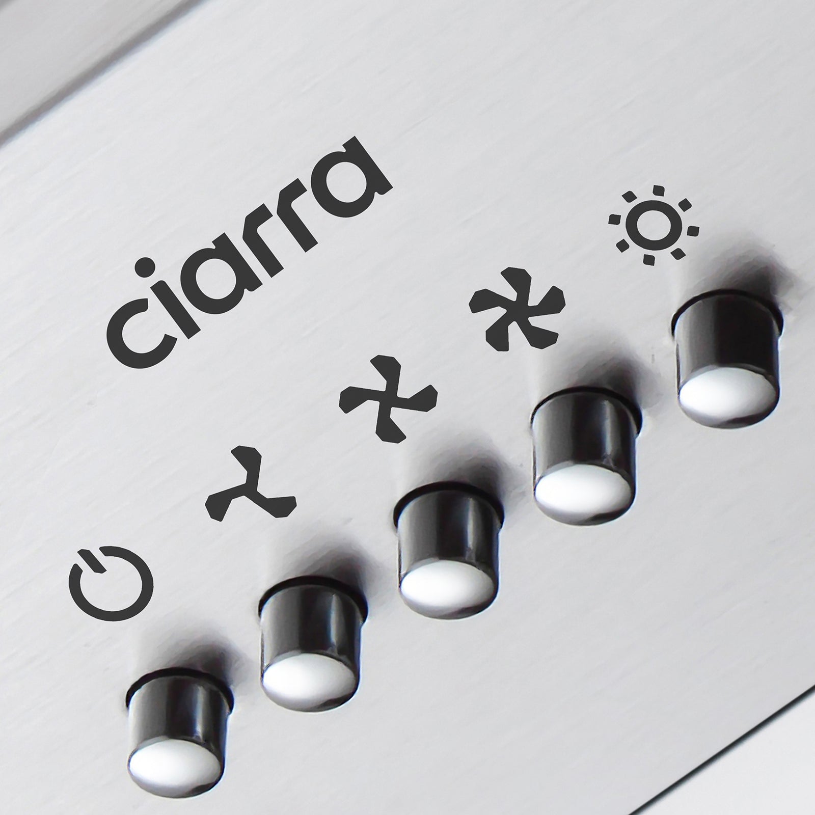 Gadgets 20 Inch Built-In Range Hood Insert, 650 CFM Ducted/Ductless Under Cabinet Vent Hood, Stainless Steel, 3-Speed Exhaust Fan, Push Button Control, LED Lighting - Silver