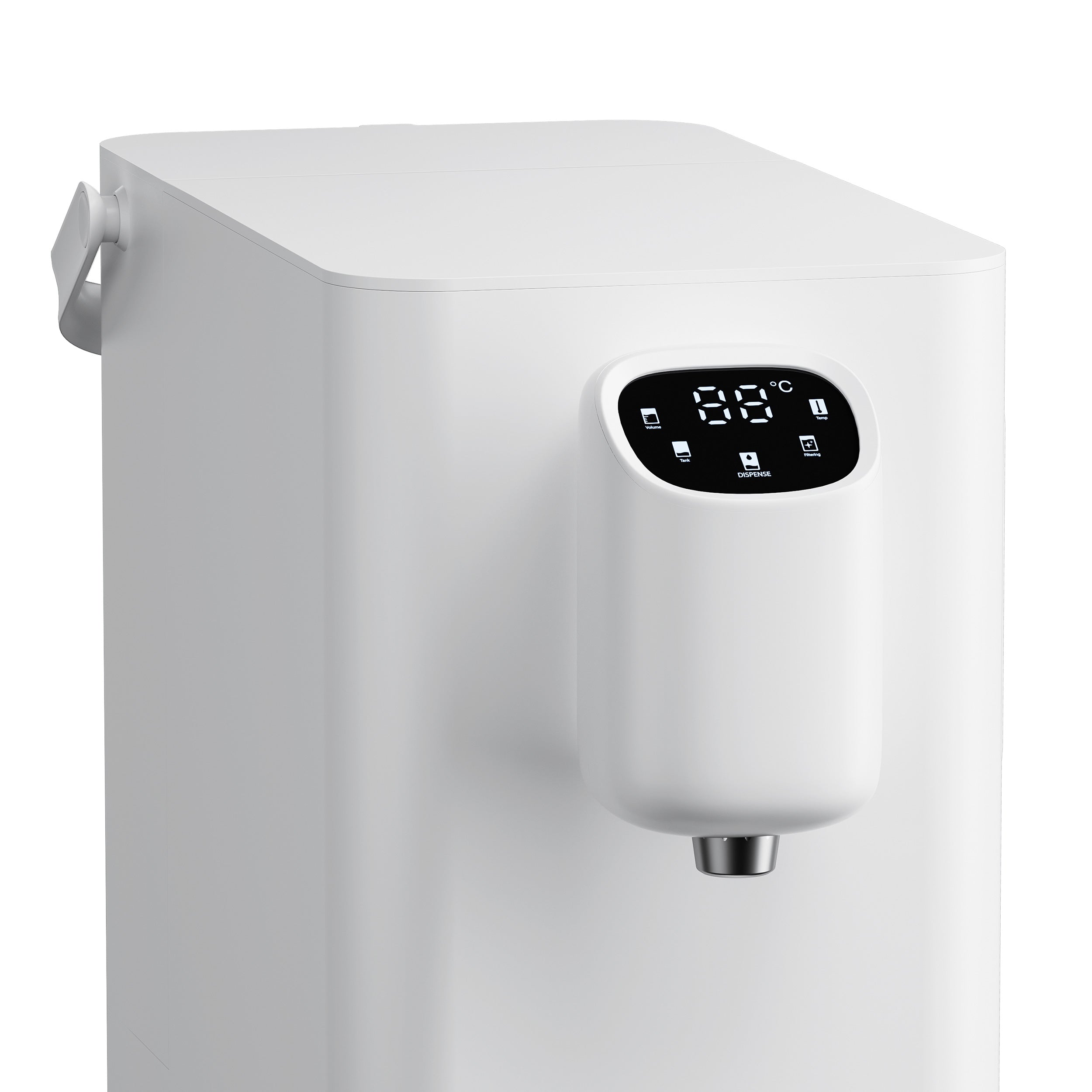 Ciarra x Susgreenable 4-in-1 RO Hot Water Dispenser with Smart LCD Display (PPC + CRO Filters) – Countertop Reverse Osmosis System, 3-Second Instant Heating, 5 Temperature Selections, and Eco-Friendly 3:1 Pure-to-Drain Efficiency