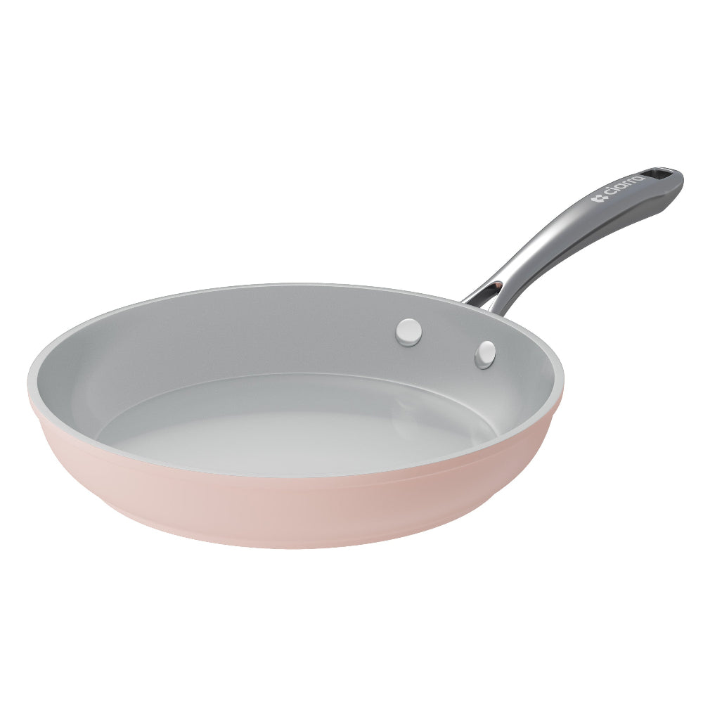 Gadgets Ceramic Nonstick Non-Toxic Mini Duo Cookware Set, Pans Set with Frying Pan and Sauce Pan for Healthy Cooking - Sakura Candy