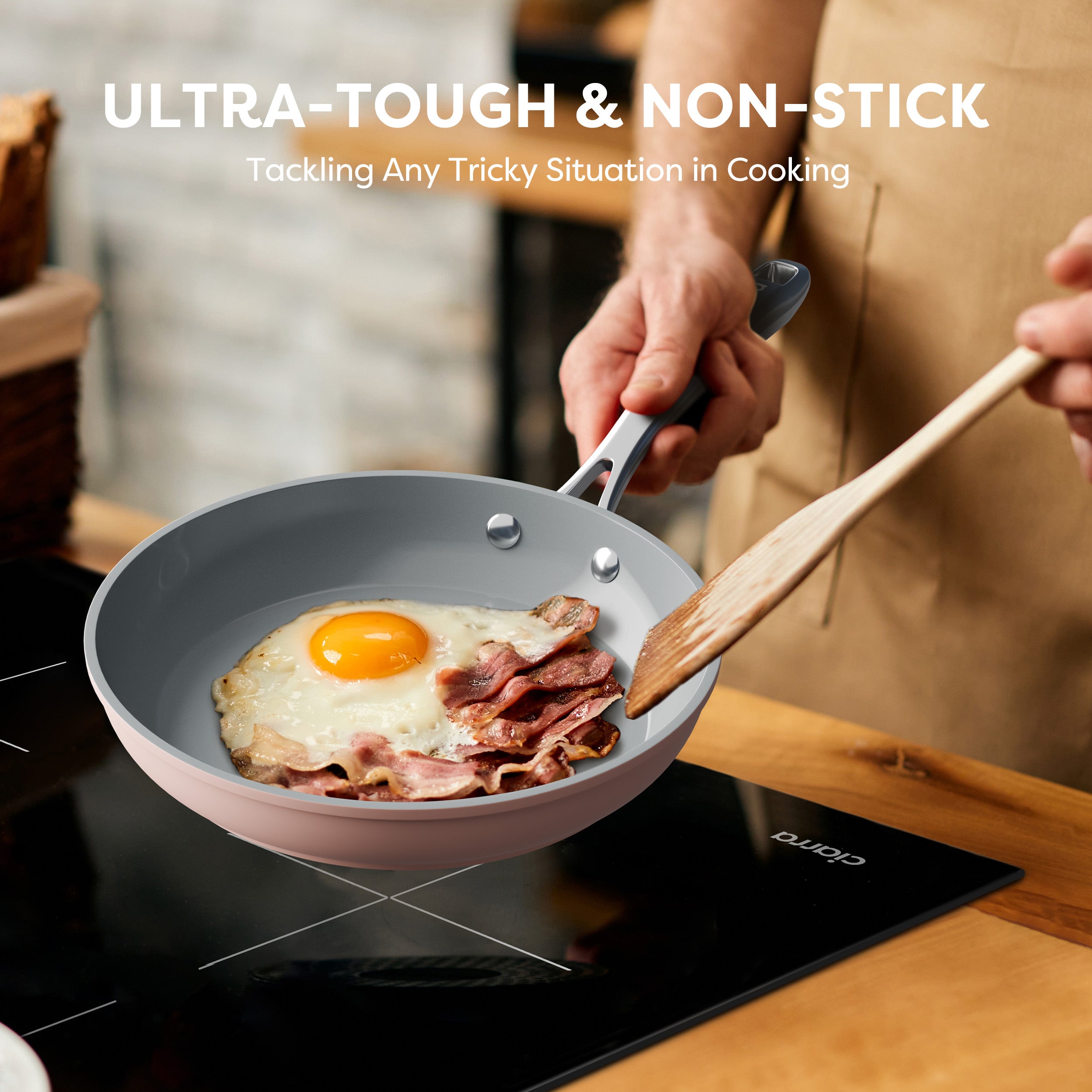 Gadgets Portable Espresso Coffee Machine & Pink Induction Cooktop Bundle, 15-Bar Coffee Maker with Smart Temp Control + Single Electric Induction Burner with 4-Hour Timer