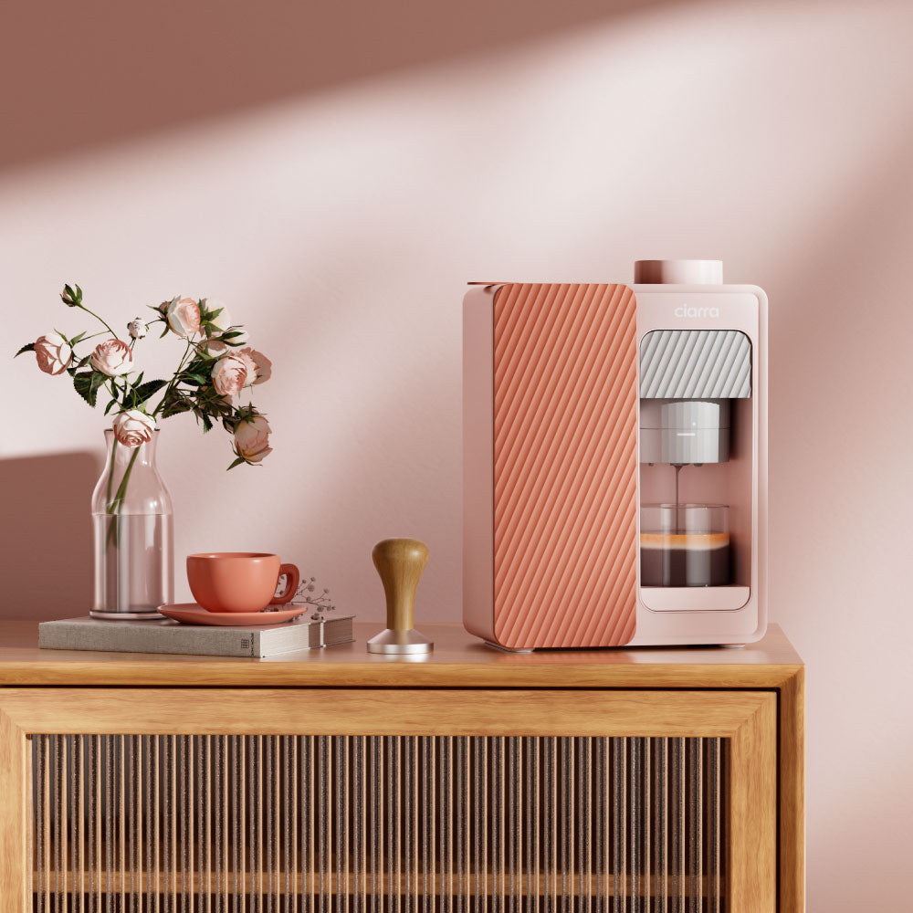 Gadgets Portable Cafetière Expresso 15 Bars avec Contrôle Intelligent de la Température (85°C / 92°C / 95°C), Double Option d'Alimentation & Design Facile à Nettoyer pour la Maison, le Bureau, le Voyage & le Camping