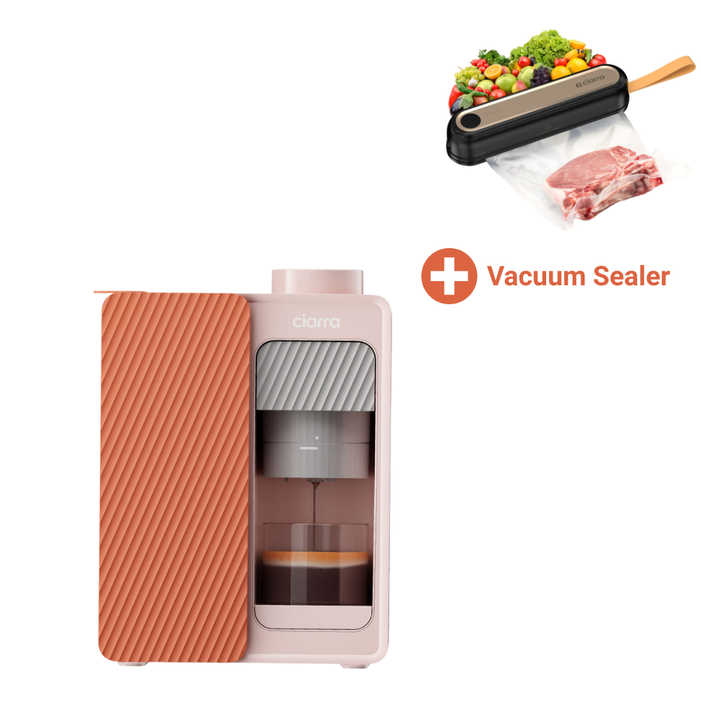 Gadgets Portable 15-Bar Espresso Coffee Machine with Smart Temperature Control (185°F/198°F/203°F), Dual Power Options, Easy-Clean Design for Home, Office, Travel & Camping