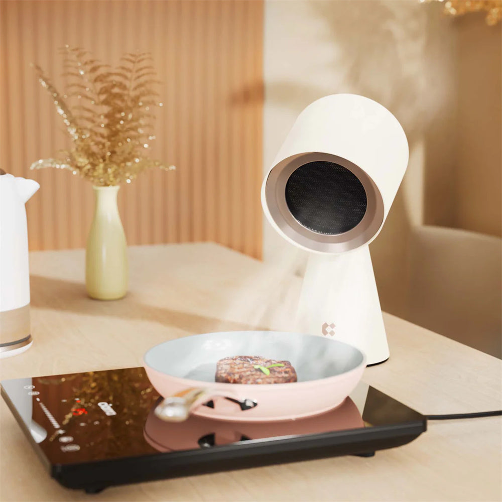 Gadgets เครื่องดูดควันแบบพกพาสำหรับห้องครัว พร้อมระบบกรองอากาศ 3 ชั้น และพัดลมดูดอากาศ 2 ระดับ
