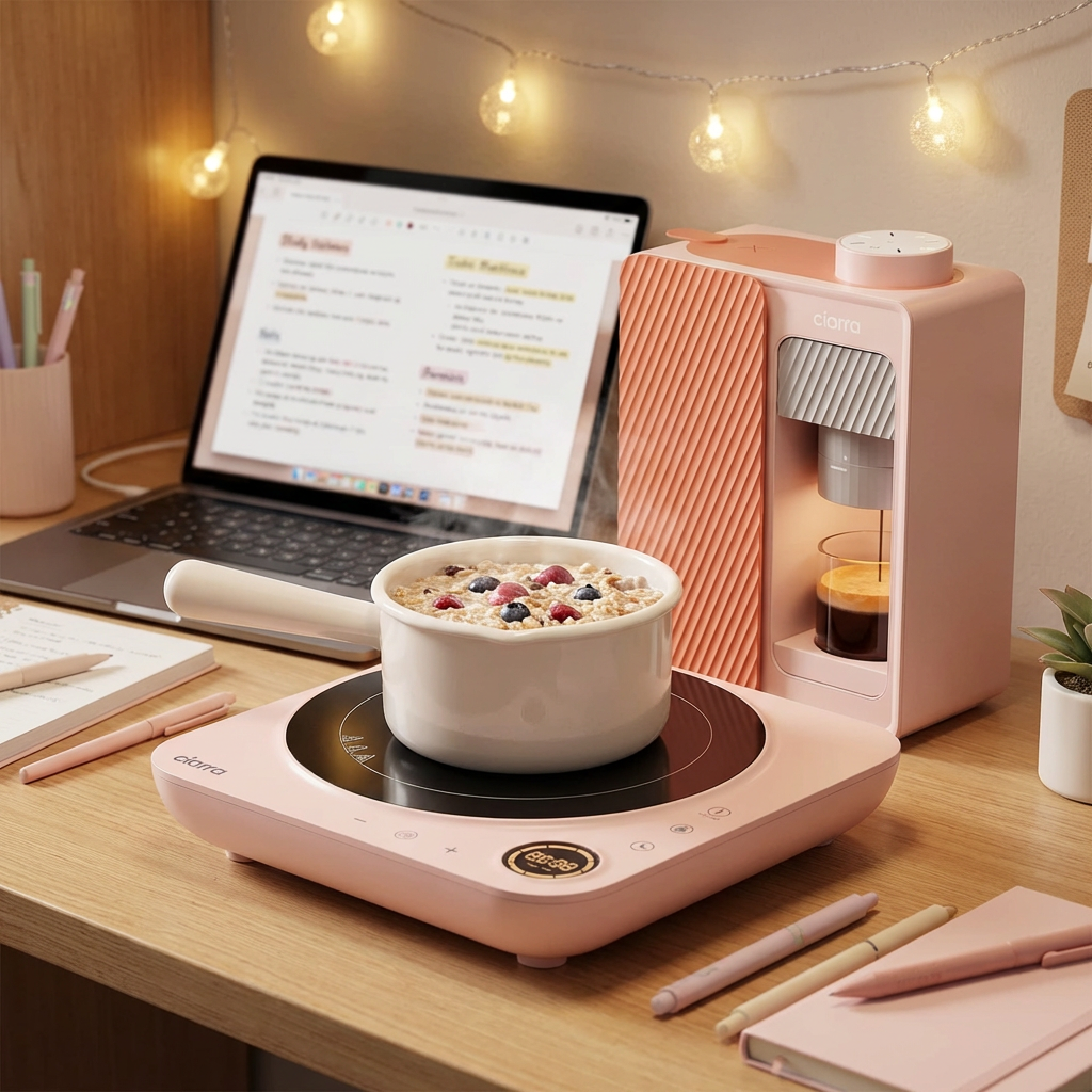 Gadgets Portable 15-Bar Espresso Coffee Machine with Smart Temperature Control (185°F/198°F/203°F), Dual Power Options, Easy-Clean Design for Home, Office, Travel & Camping