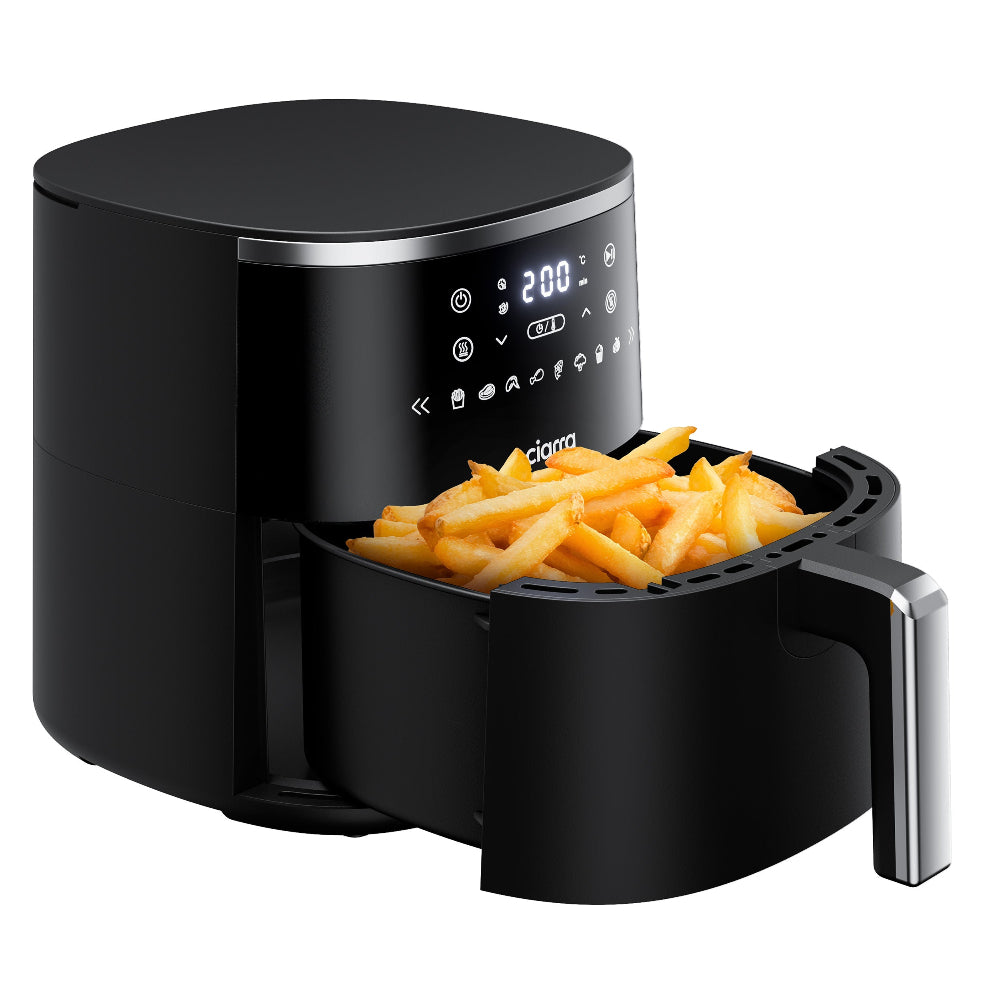 Gadgets 8-in-1 Air Fryer, 5.3 Qt Air Fryer with Nonstick and Dishwasher Safe Basket Low Fat Cooking, for Healthy & Crispy Fried Food
