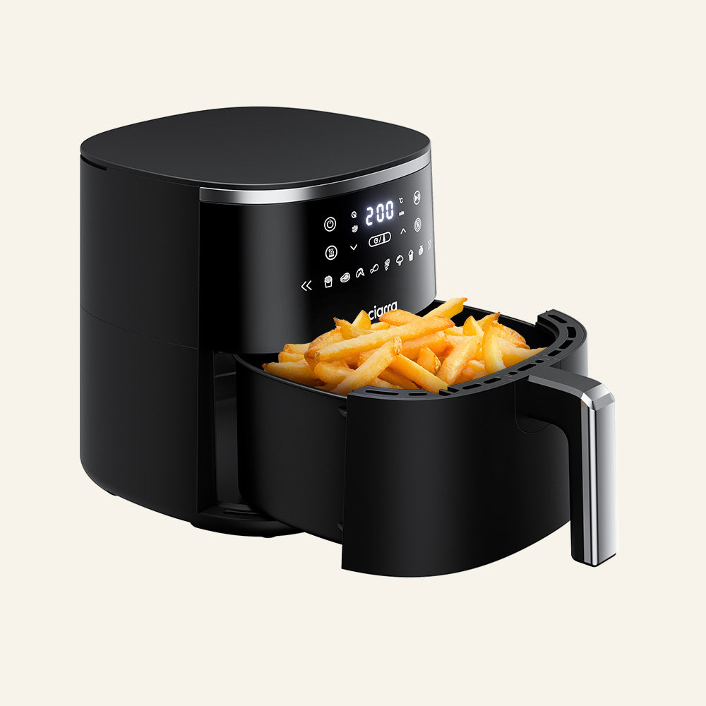 Gadgets 8-in-1 Air Fryer, 5.3 Qt Air Fryer with Nonstick and Dishwasher Safe Basket Low Fat Cooking, for Healthy & Crispy Fried Food