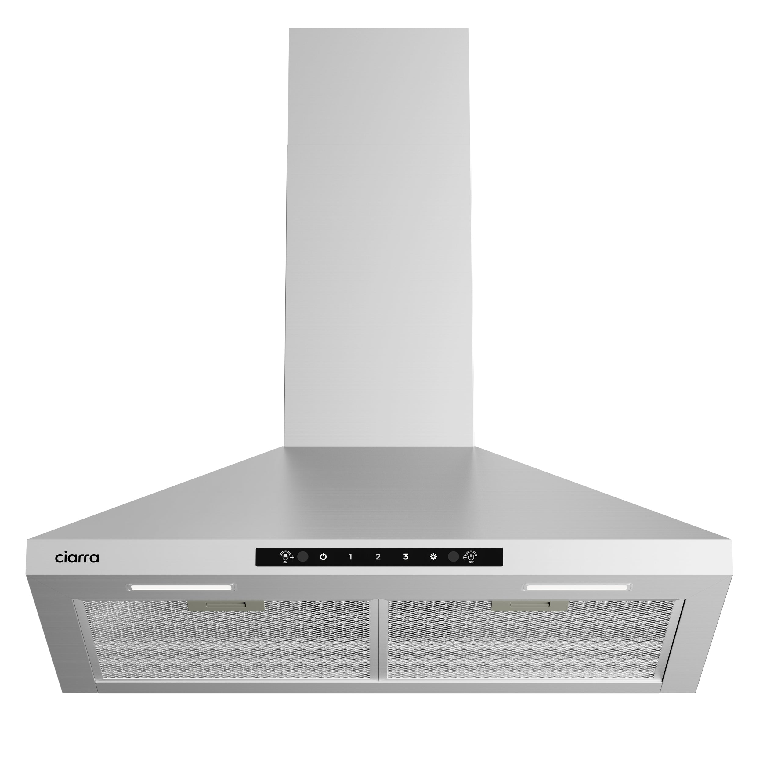 Gadgets 30 Inch Stainless Steel Range Hood, 650 CFM, Quiet Ventilation with Wave Gesture & Touch Control, LED Lighting, Ducted/Ductless, Energy Efficient