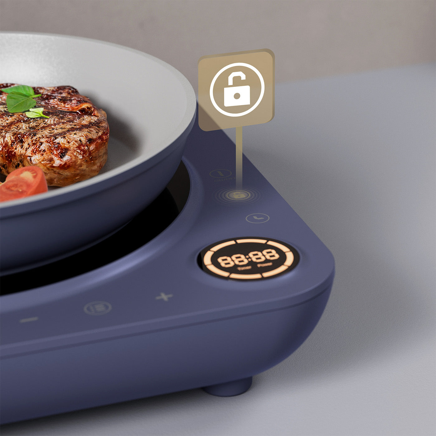 Gadgets Kitchen CookVent Duo Bundle 2: Donut-Induktionskochfeld und Dunstabzugshaube zum Mitnehmen