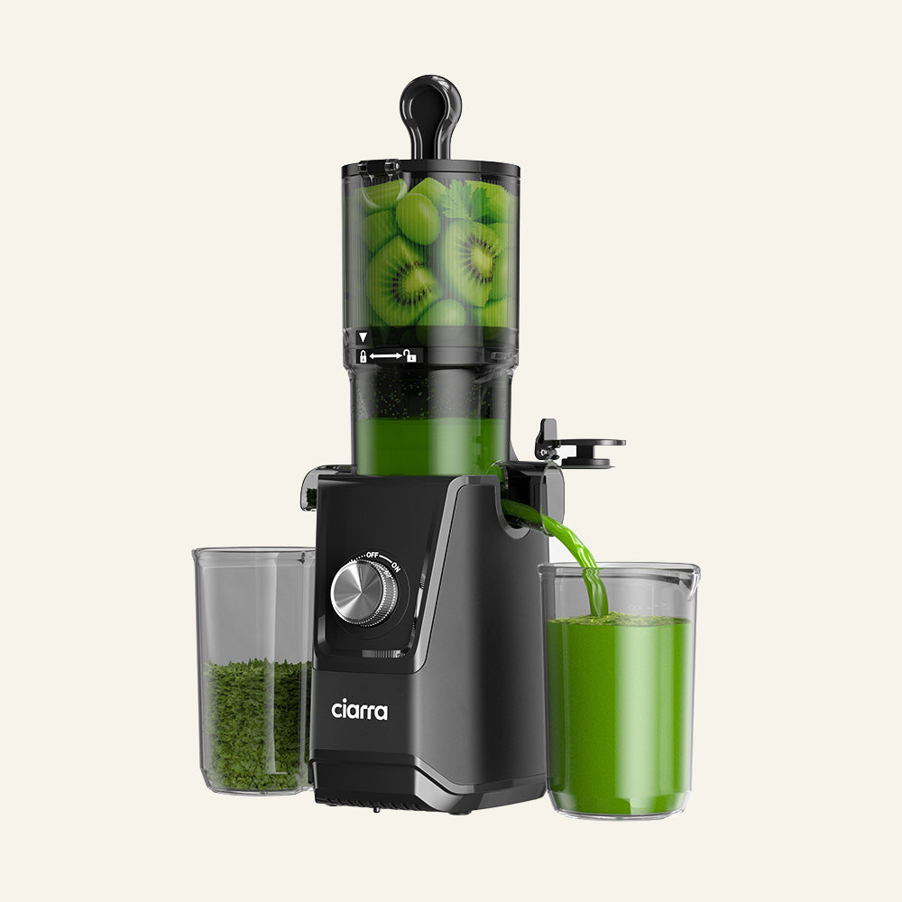 Gadgets High Yield Slow Juicer, 200W Cold Press Juicer Machine with 4.3" Large Feed Chute for Whole Fruits & Vegetables