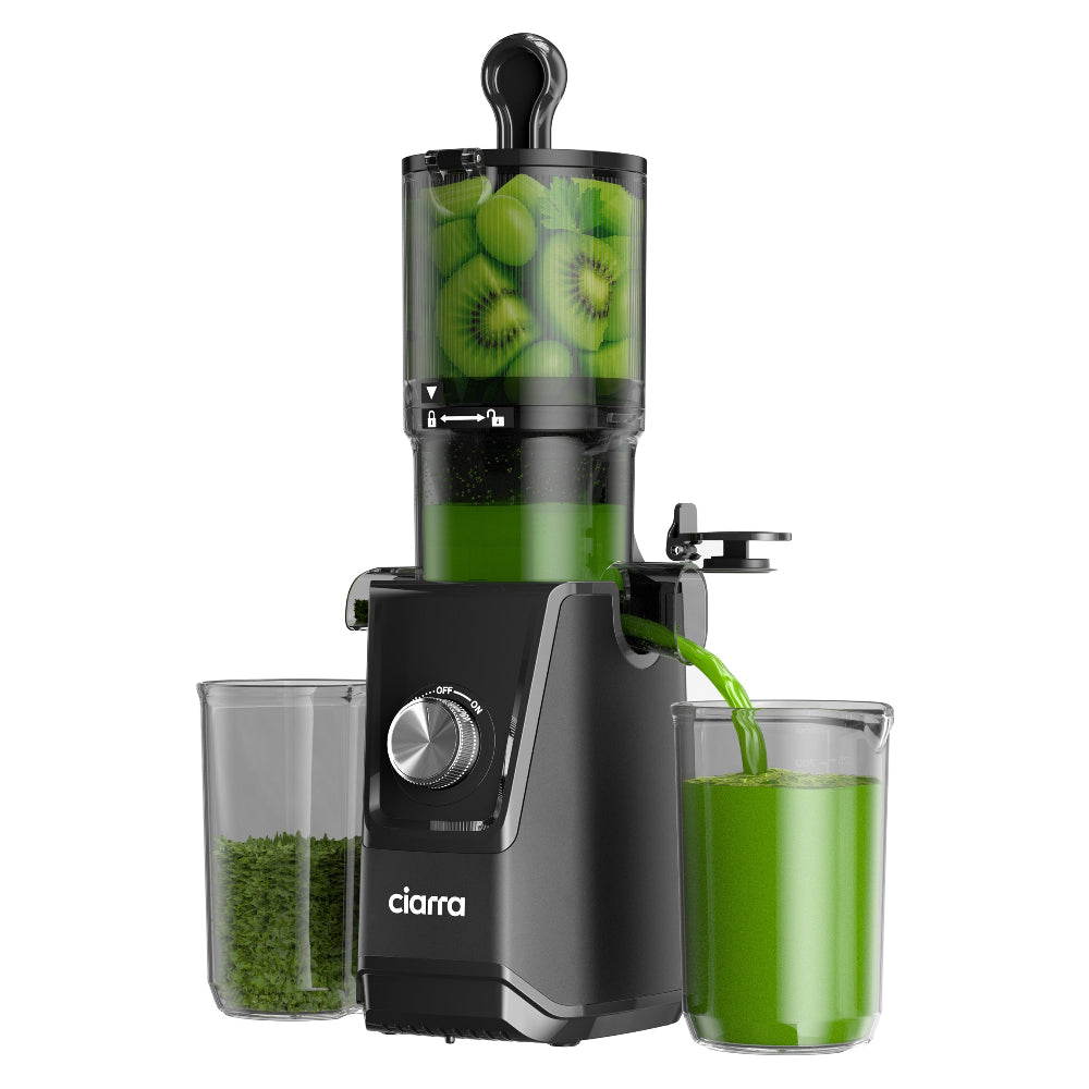 Gadgets High Yield Slow Juicer, 200W Cold Press Juicer Machine with 4.3" Large Feed Chute for Whole Fruits & Vegetables