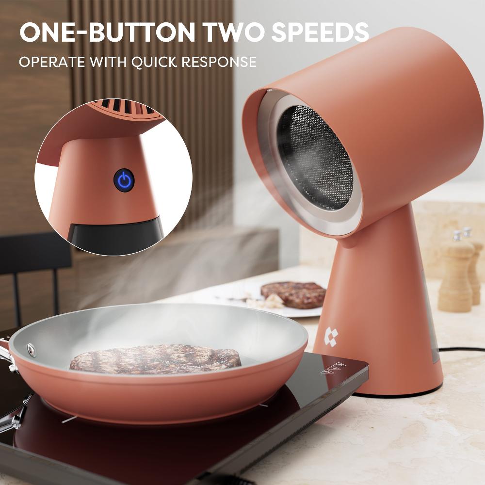 Gadgets Kitchen Cook & Go Trio: Donut-Induktionskochfeld & Dunstabzugshaube zum Mitnehmen & Bratpfanne - Orangina
