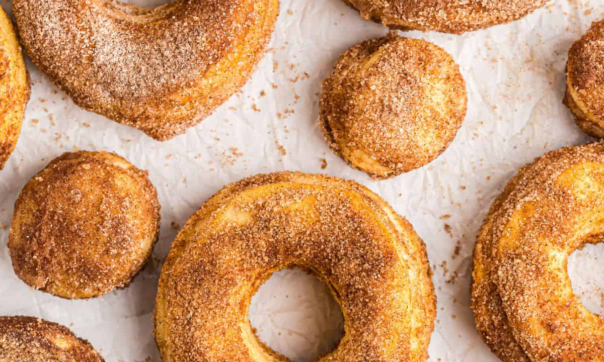 Air Fryer Apple Donuts