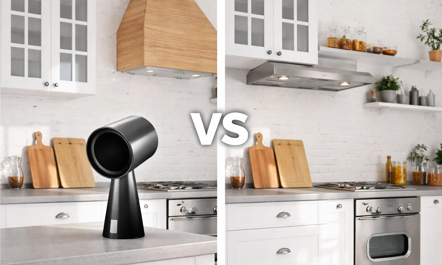 Portable Vent​ vs. Under-Cabinet Hoods