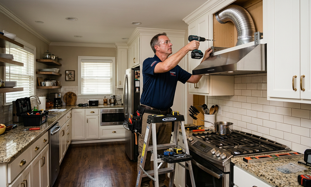Range Hood Exhaust Installation