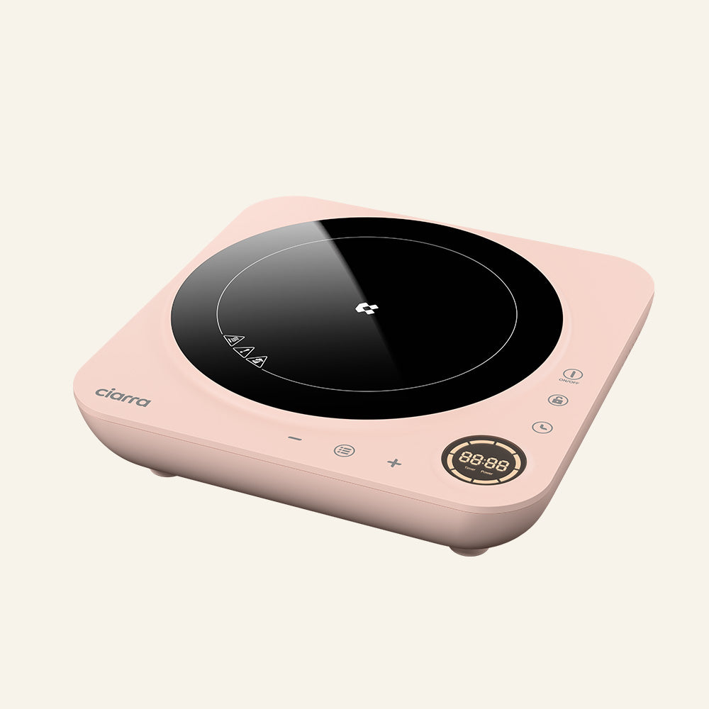 Gadgets 1500W Donut Portable Induction Cooktop, Single Electric Induction Burner with 4-Hour Timer -  Sakura Candy