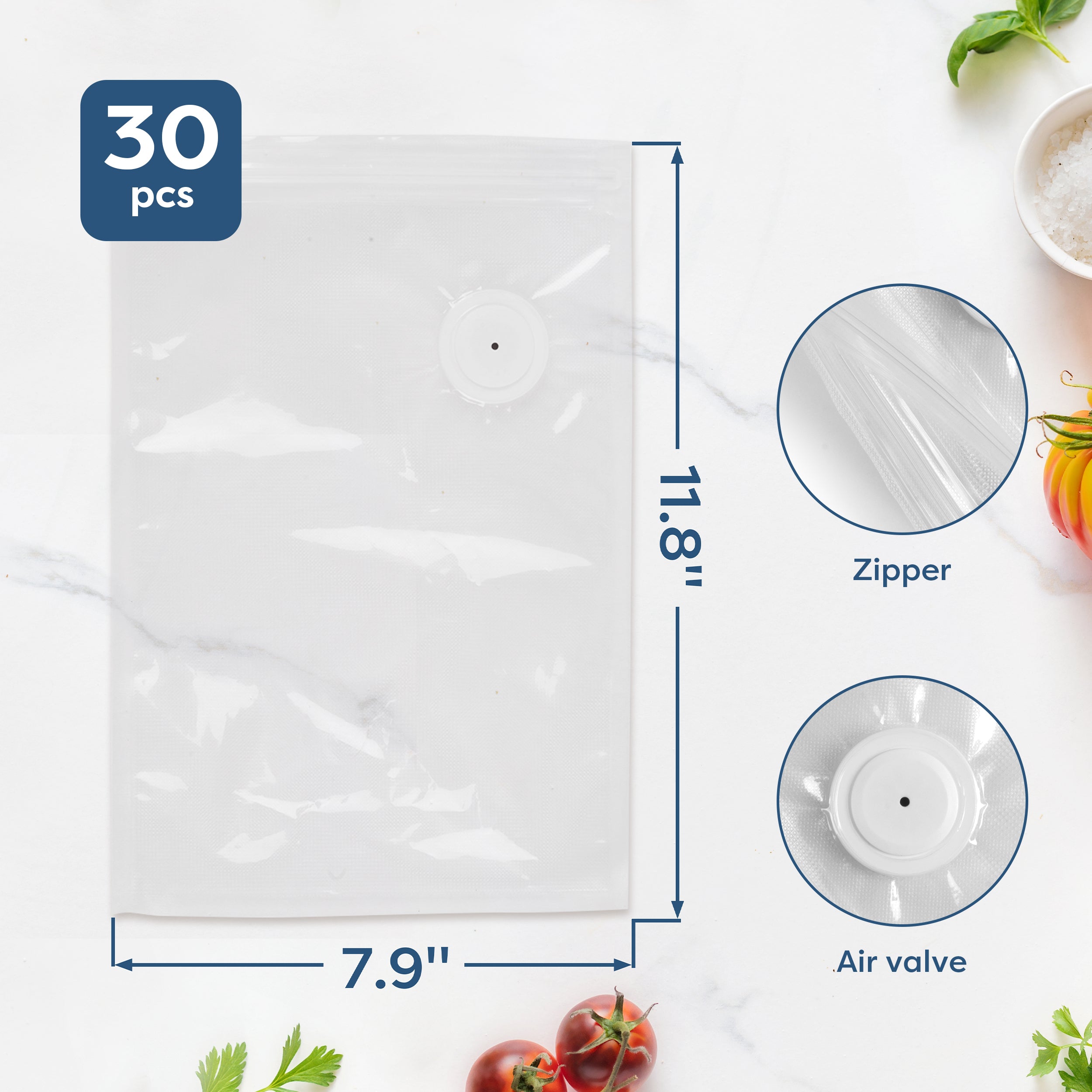 Gadgets Portable Wireless Vacuum Sealer Machine, Compact & Powerful Food Sealer with Vacuum & Seal mode, Sealing mode, External Vacuum Mode, Includes 5 Pcs of Vacuum Sealer Bags