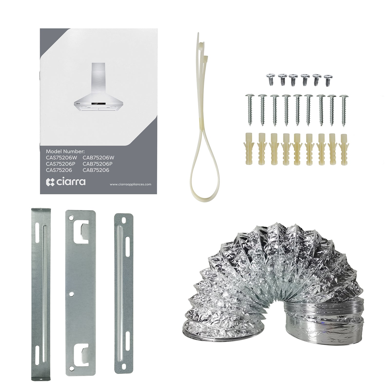 Gadgets 30 Inch Wall Mount Range Hood, 450 CFM Powerful & Quiet Ventilation, Convertible Ducted/Ductless, Push Button Control, Stainless Steel Kitchen Hood