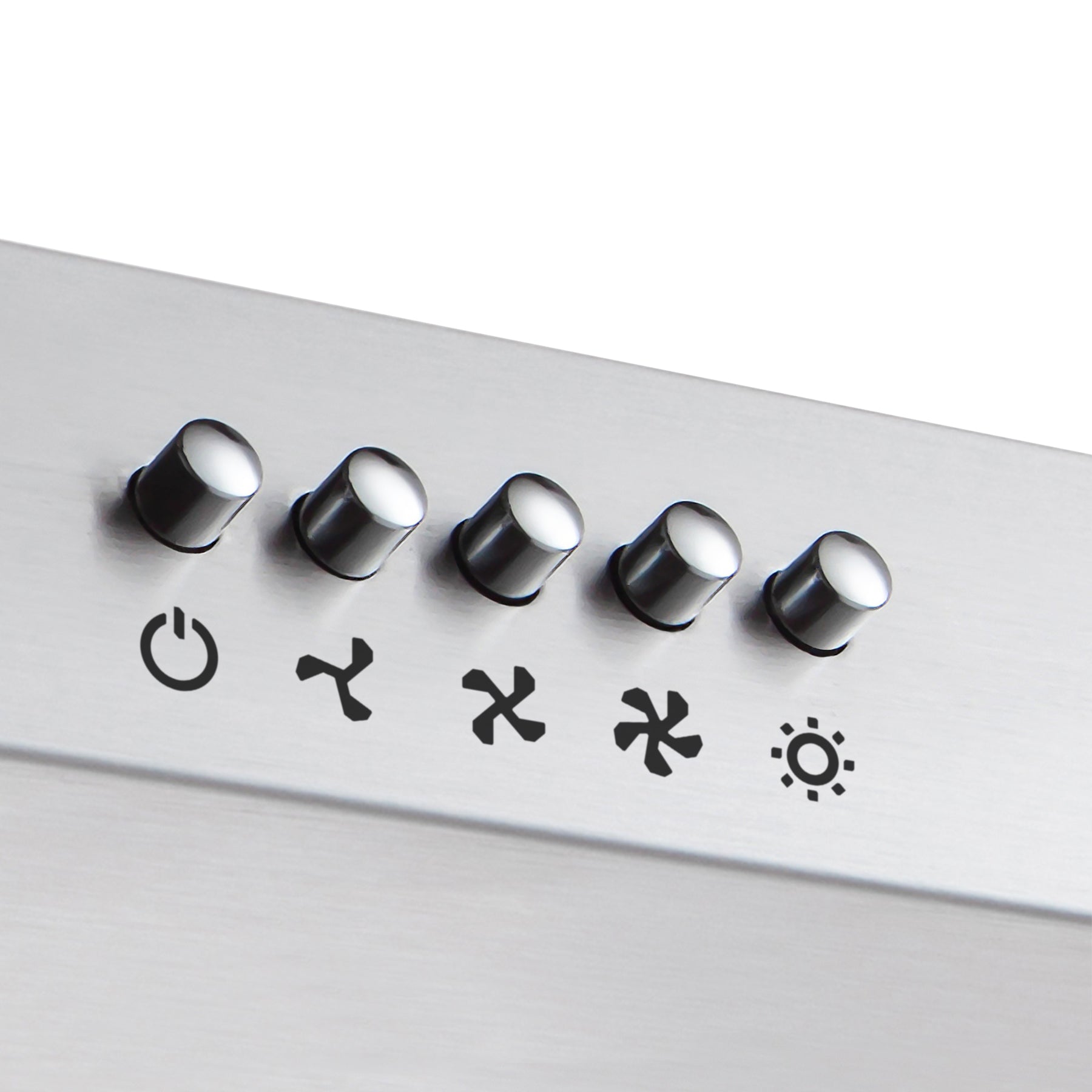 Gadgets 30 Inch Ductless Under Cabinet Range Hood, Convertible Ducted/Ductless Kitchen Vent Hood, Slim 3-Speed Exhaust Fan with LED Lights & Mesh Filters – Silver