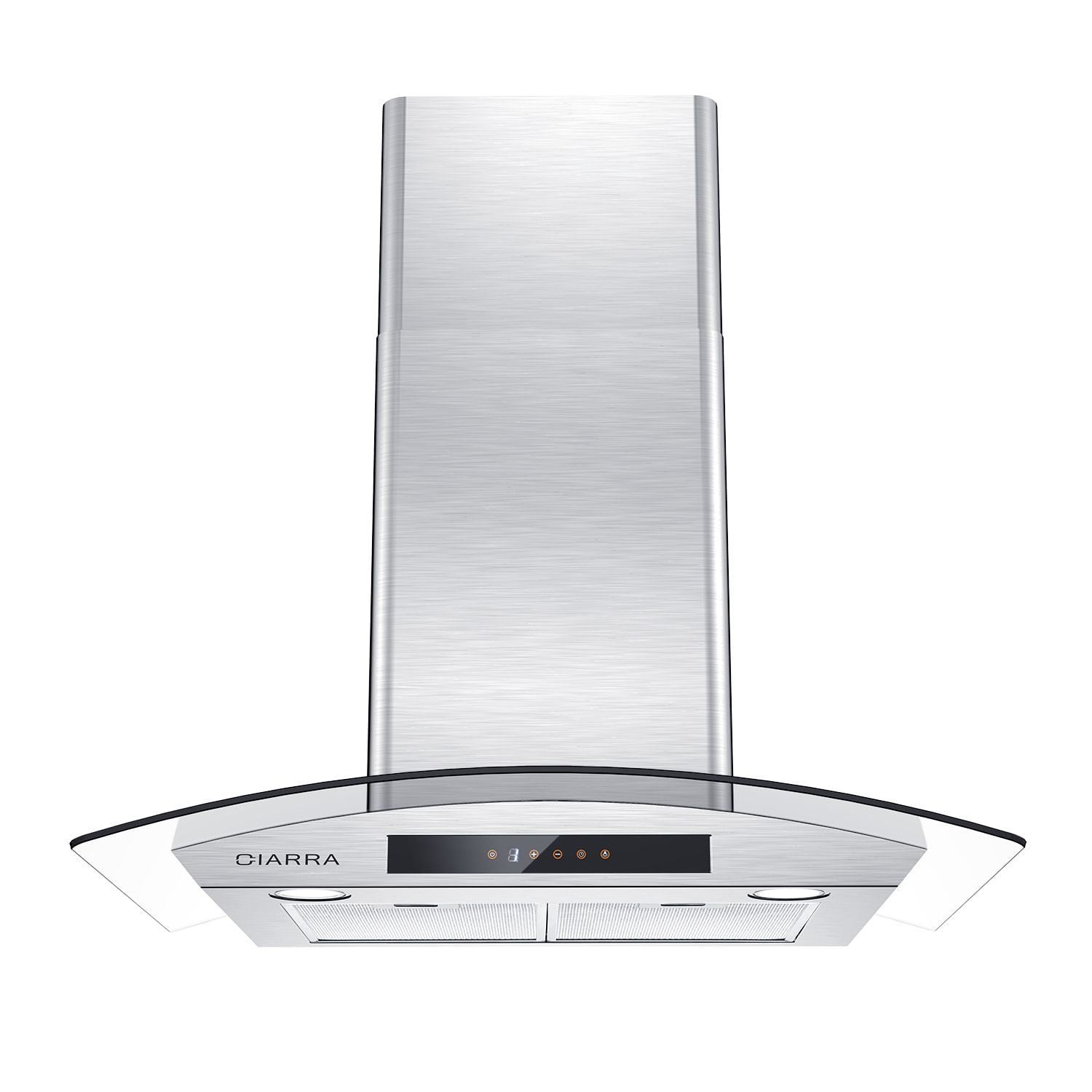 CIARRA 30 inch Wall Mount Raneg Hood with 3-speed Extraction CAS75502-OW