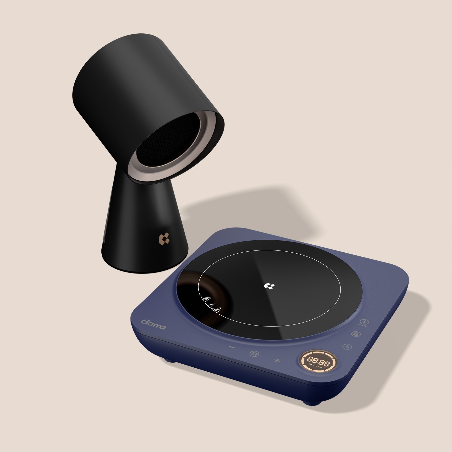 Gadgets Kitchen CookVent Duo Bundle 2 : Table de cuisson à induction Donut et hotte à emporter
