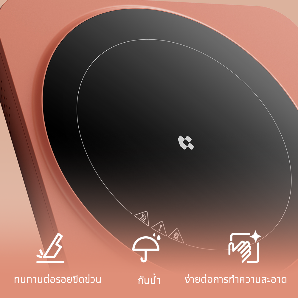 Gadgets เตาแม่เหล็กไฟฟ้าแบบพกพารุ่นโดนัท เตาเดี่ยวพร้อมตั้งเวลาทำอาหารได้สูงสุด 4 ชั่วโมง